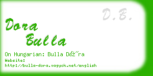 dora bulla business card